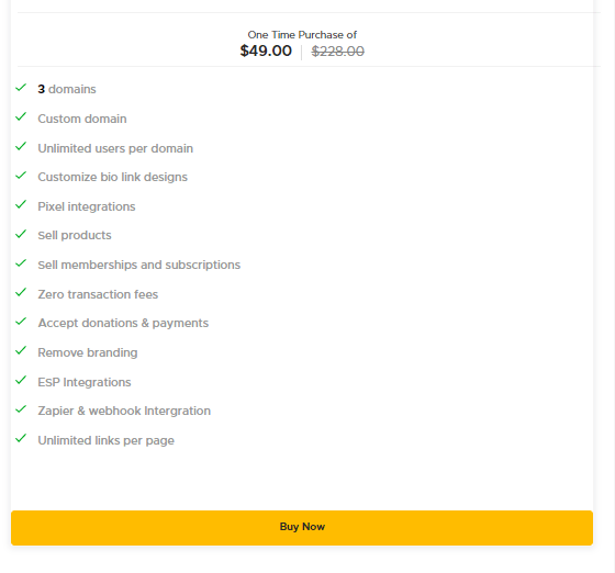 Hy.page review 2022 appsumo Lifetime Deal pricing