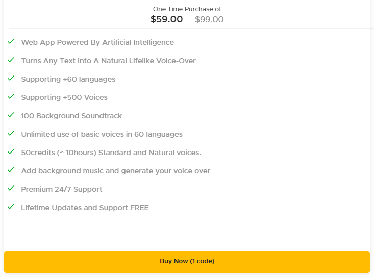 Voicely - A.I Text to Speech Review 2022 Pricing
