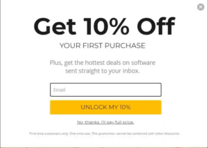 get 10% - AppSumo deal page