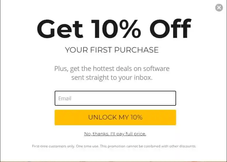 get 10% - AppSumo deal page