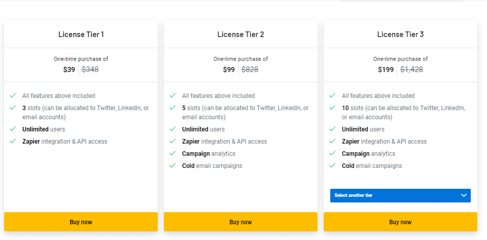 appsumo Breakcold Pricing