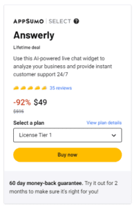 Answerly-appsumo-pricing