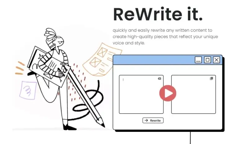 Rewriteit.ai Paraphrasing Tool